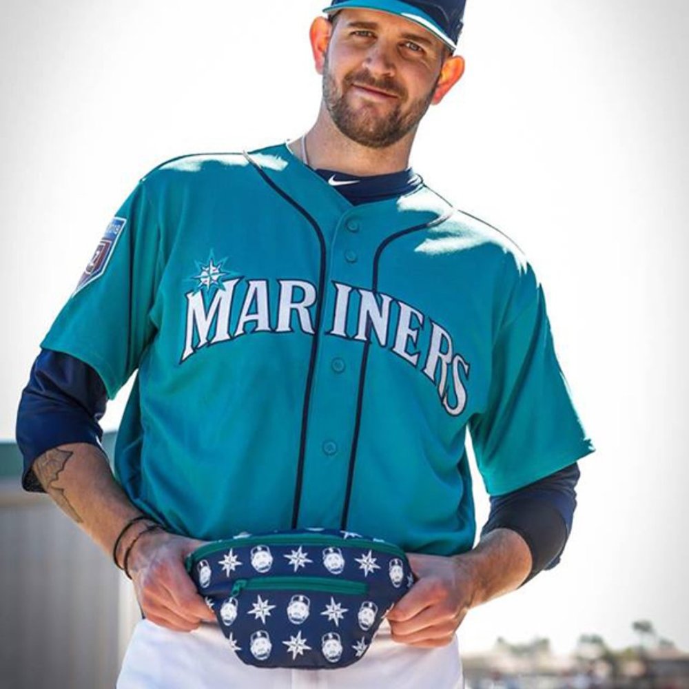 MLB Mariners James Paxton Official Fanny Pack